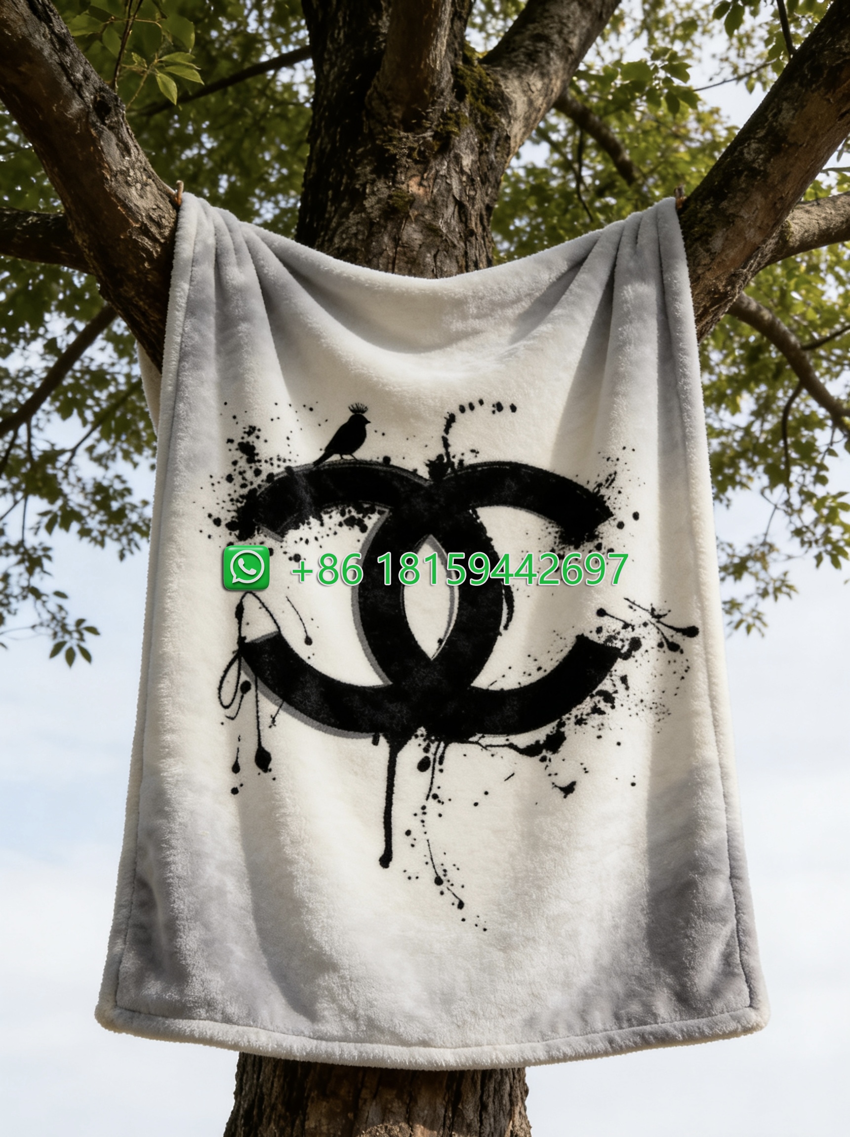 Chanel Throw Blankets
